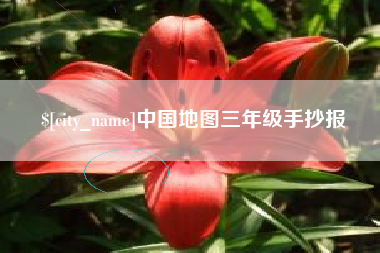 枣庄中国地图三年级手抄报