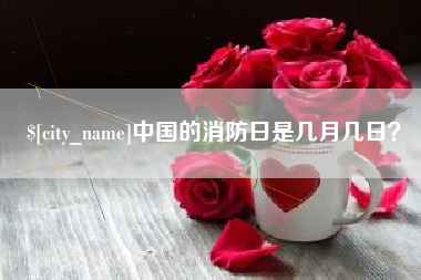 枣庄中国的消防日是几月几日？