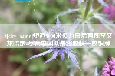 枣庄短道5000米接力最后两圈李文龙陪跑-尽管中国队最终收获一枚铜牌