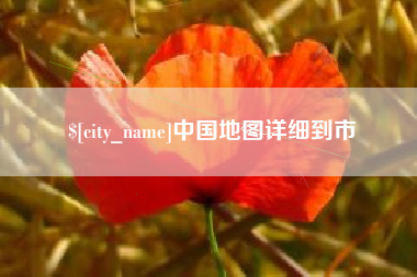 枣庄中国地图详细到市
