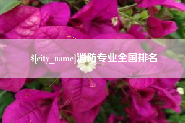 枣庄消防专业全国排名