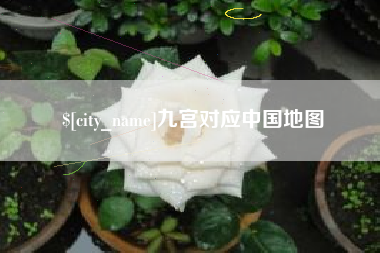 枣庄九宫对应中国地图