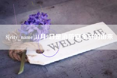 枣庄11月9日是消防安全日的由来