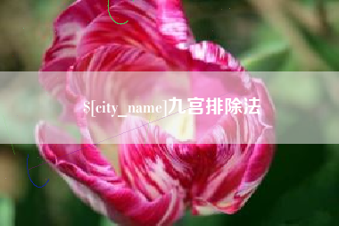 枣庄九宫排除法
