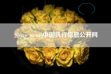 枣庄中国执行信息公开网