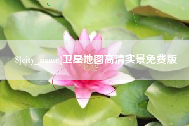 枣庄卫星地图高清实景免费版