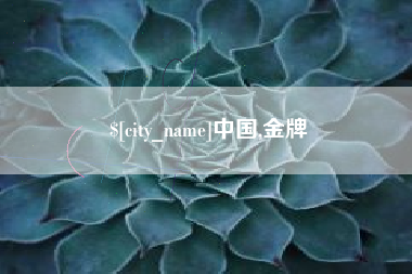 枣庄中国,金牌