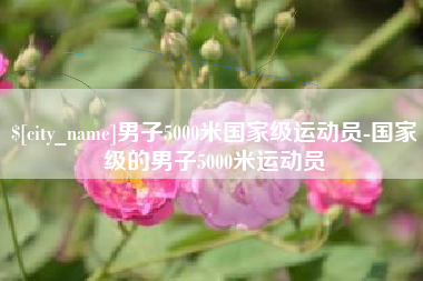 枣庄男子5000米国家级运动员-国家级的男子5000米运动员
