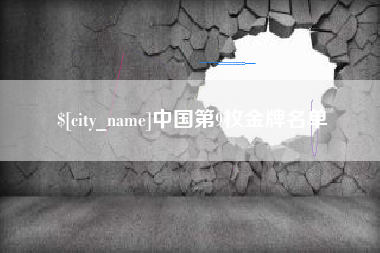 枣庄中国第9枚金牌名单