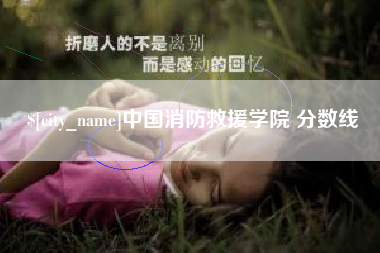 枣庄中国消防救援学院 分数线