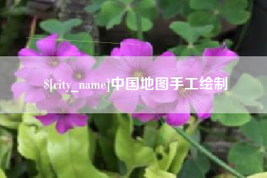 枣庄中国地图手工绘制