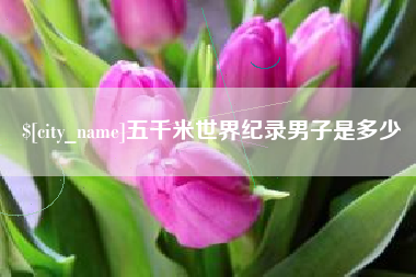 枣庄五千米世界纪录男子是多少