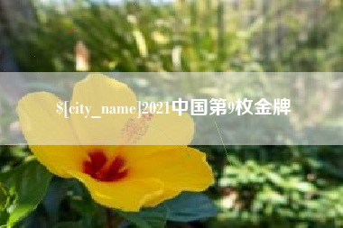 枣庄2021中国第9枚金牌