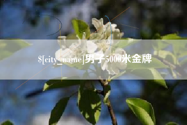 枣庄男子5000米金牌