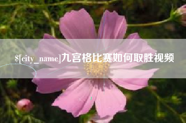 枣庄九宫格比赛如何取胜视频