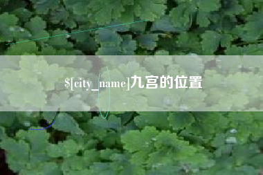 枣庄九宫的位置