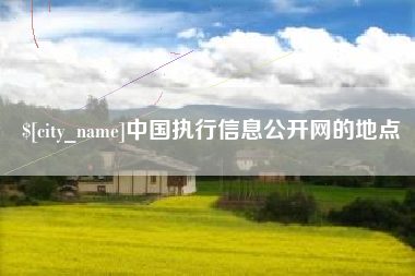 枣庄中国执行信息公开网的地点