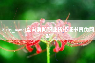 枣庄查询消防职业资格证书真伪网站