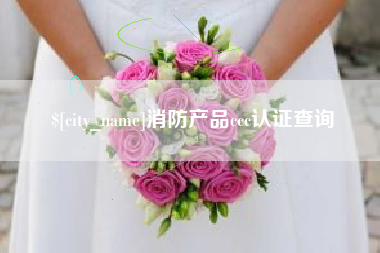 枣庄消防产品ccc认证查询