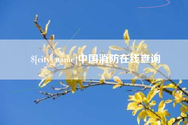 枣庄中国消防在线查询