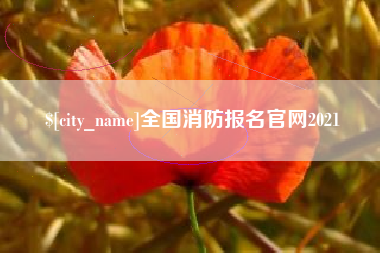 枣庄全国消防报名官网2021